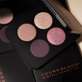 Garden Party - Youngblood Pressed Mineral Eyeshadow Quad, 4g